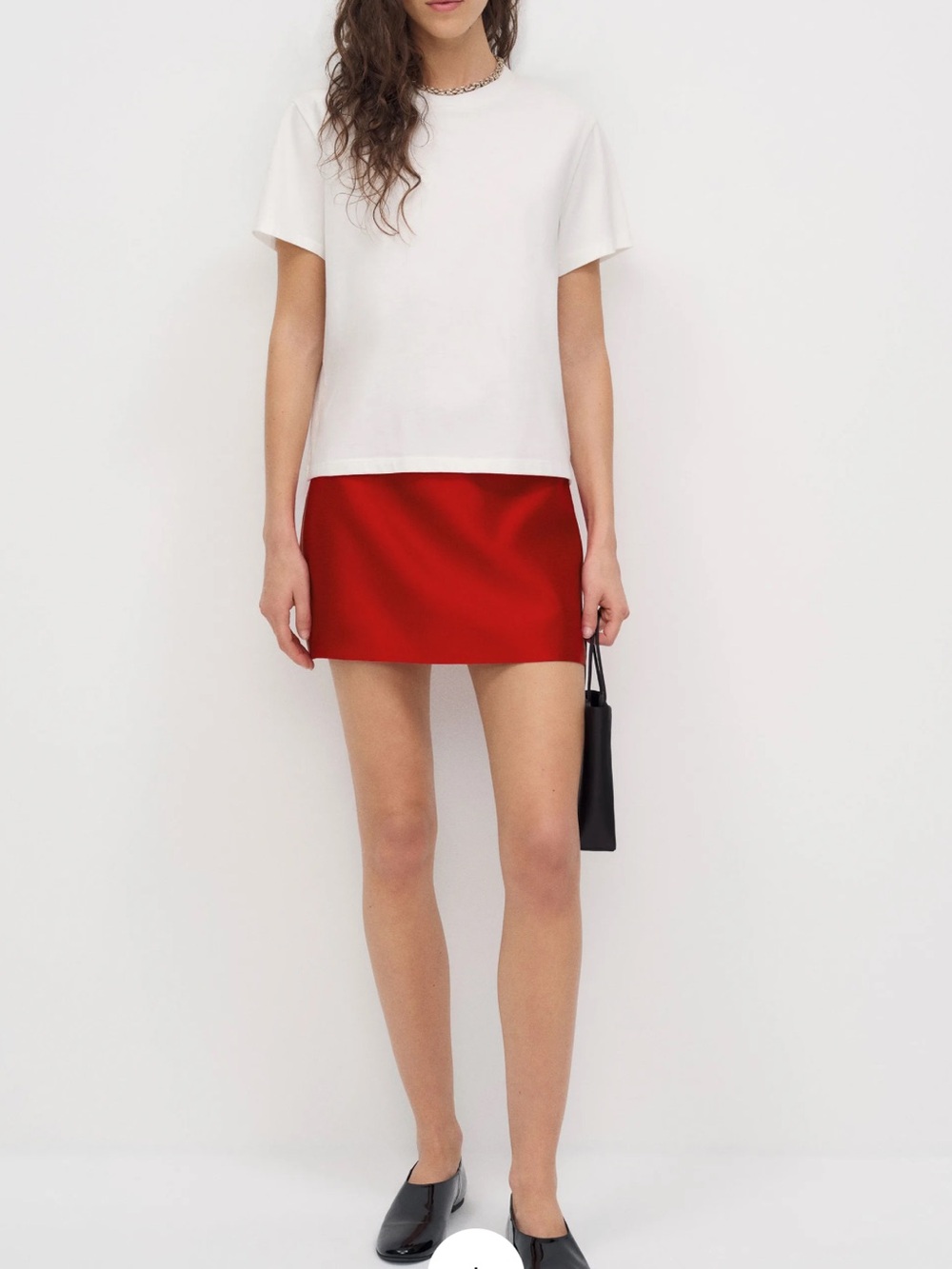 Reformation Red Mini Skirt
